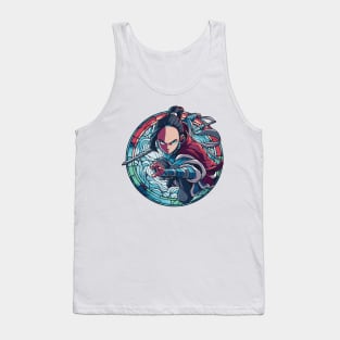 katara water tribe in battle position Tank Top